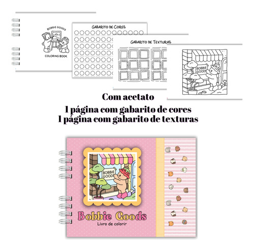 Livro De Colorir Bobbie Goods Nova Capa -50 Pg