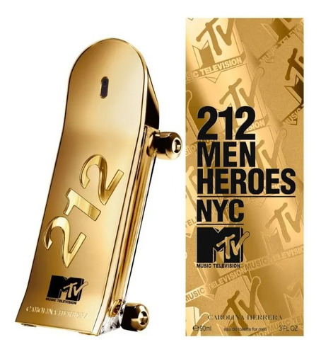 212 Men Heroes Nyc Mtv Edt 90ml Carolina Herrera Ed Limited