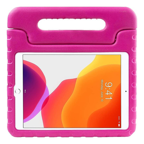 Funda Para iPad Generacion Niño Ligera Super Protectora Rojo