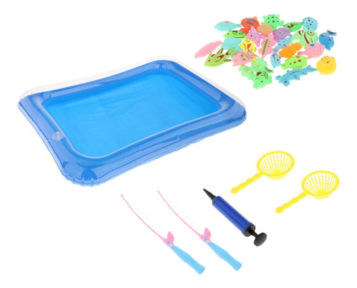 Juego De Pesca Montessori Con Caña De 26 Piezas Y Estanque