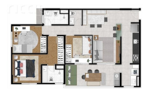 Imagem 3 de 15 de Apartamento - Jardim Sao Dimas - Ref: 1010 - V-ap1542