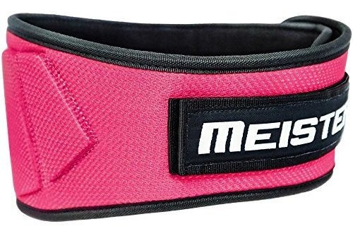 Meister Contoured Neoprene Weight Lifting Belt 6  Back Suppo