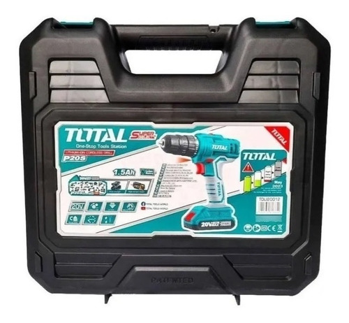 Imagen 2 de 2 de Taladro inalámbrico + Baterias 2 + Maletin 1 - Tdli20012-4