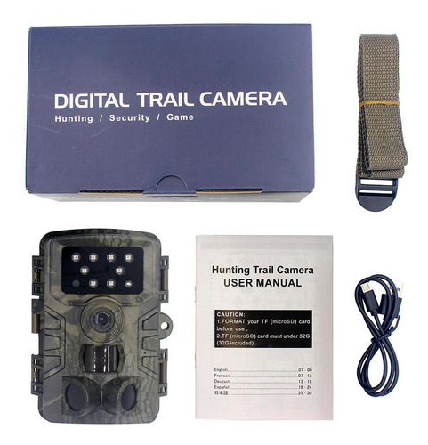 Atualizar Hd Pr700 16mp 1080p Caça Trail Jogo Camera Cam