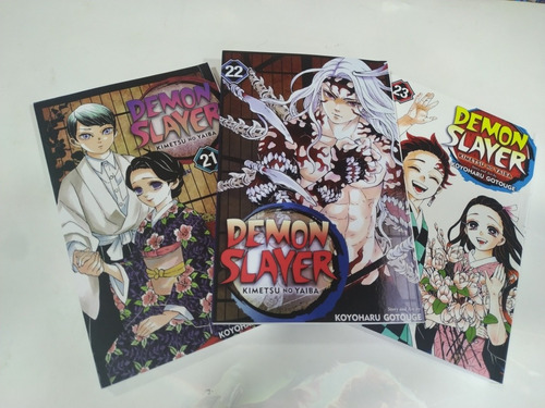 Libro Manga Demon Slayer Combo X 3 Tomos  21 - 22 -  23 