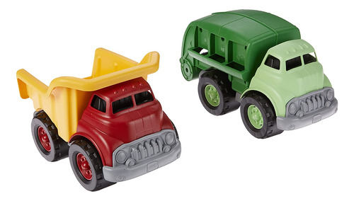 Green Toys Juego Clásico De Camiones