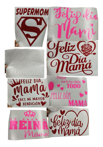 Vinil Para Globo Burbuja Feliz Dia De Las Madres 24pz Mami