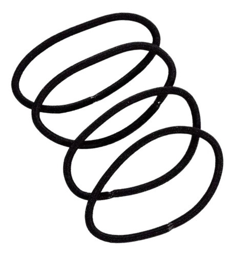 Elástico para el pelo, 3 mm, negro, 20 elásticos Proart
