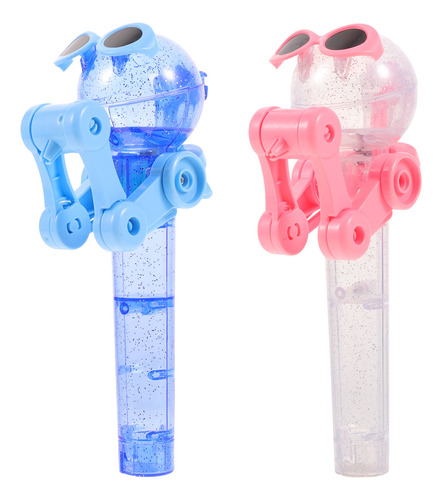Soportes Pequeños Para Piruletas Lollipop Robot Food, 2 Unid