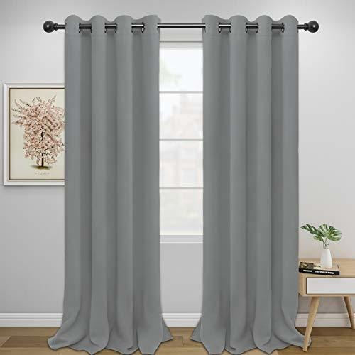 Cortinas Easy-going Con Asilamiento Termico En Color Gris