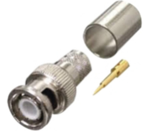 Conector Bnc Macho De Anillo Plegable Para Rg-8 U, Lmr-400,