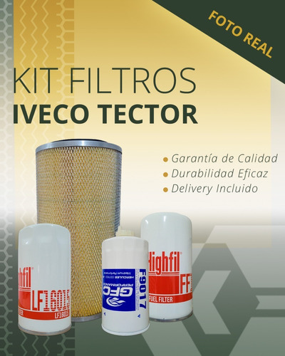 Kit De Filtros Iveco Tector 57037/46541/33654