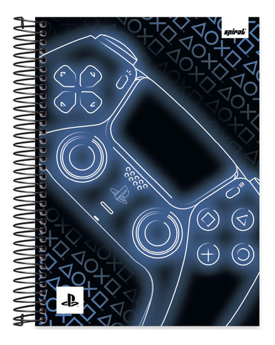 Caderno Universitário Playstation 10x1 160 Folhas