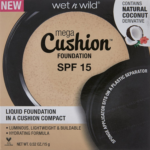 Polvo Liquido Wet N Wild Mega Cushion Foundation Original