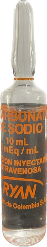 Bicarbonato De Sodio Ryan X 10 Ml X 1 Unidad
