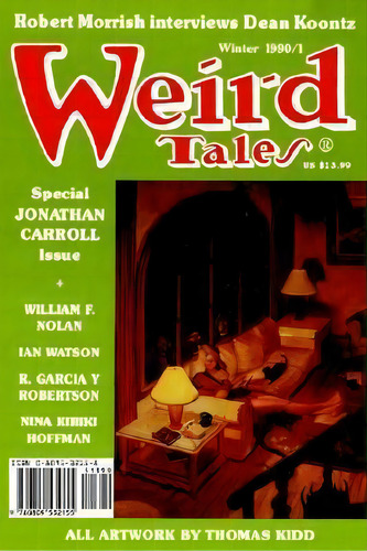 Weird Tales 299 (winter 1990/1991), De Jonathan Carroll. Editorial Wildside Press, Tapa Blanda En Inglés