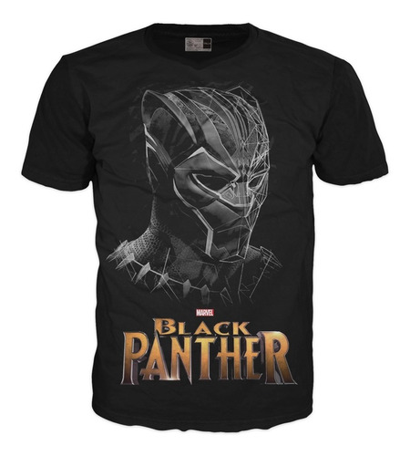 Camiseta Pantera Negra Black Panther Superheroes Niño 