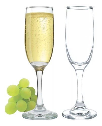48 Copas Champagne Espumantes Versalles Cristar 176cc (caja)