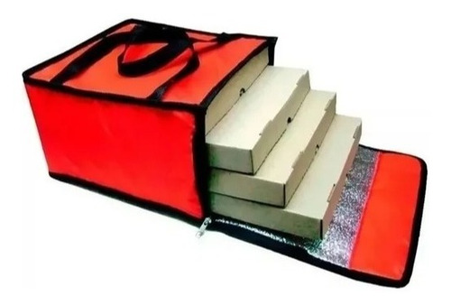 Bolso Termico Delivery 4 Pizzas Cajas Cuotas - Jm Motos