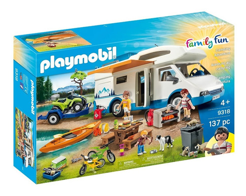 Playmobil Family Fun Camping Aventura 137 Piezas 9318 Intek