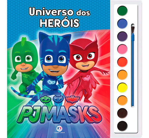 Livro Pj Masks - Universo Dos Heróis Lembrancinha Festa Editora Ciranda Cultural
