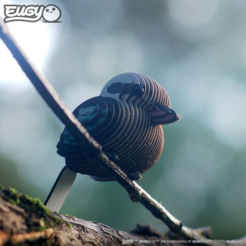 Eugy Kookaburra - Rompecabezas 3d, 27 Piezas, Ecológico, J.