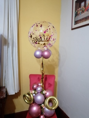 Soporte De Globos De 160 Mts Para Globos De 7 Variilas