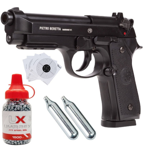 Pistola Beretta M92 A1 Blowback Full Auto Bbs .177 Xtreme P 