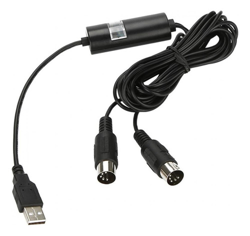 Convertidor De Cable De Entrada Universal Midi A Usb