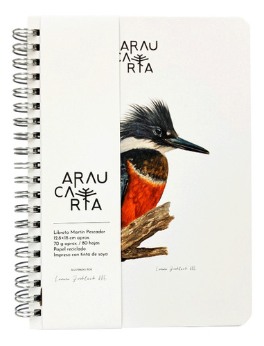 Libreta Martín Pescador - Araucaria