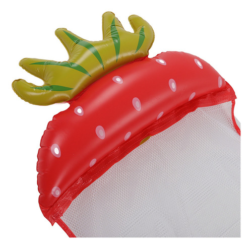 Y1b Flotador Inflable Con Estampado De Fresas