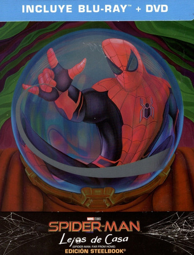 Spider-man Lejos De Casa Steelbook Marvel Blu-ray + Dvd