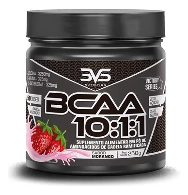 Bcaa 10:1:1 (250g) - Sabor: Morango Morango
