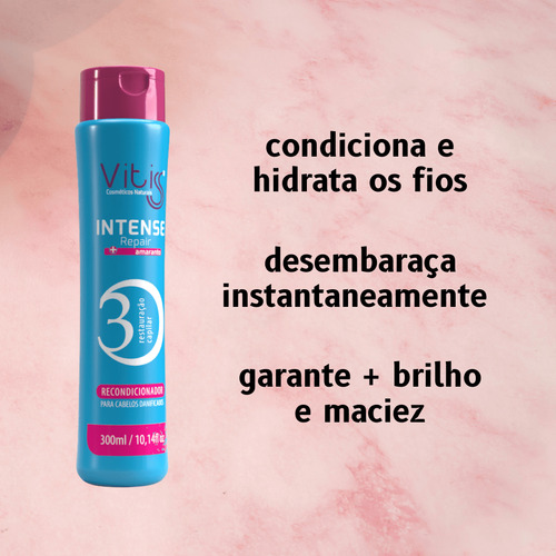 Kit Hidratação Profissional Intense Vitiss Cabelo Ressecado