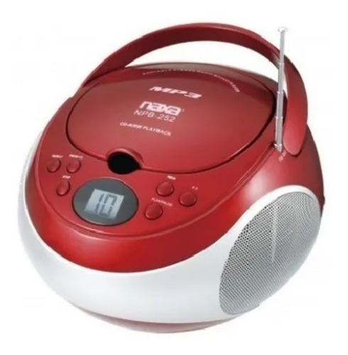 Imagen 2 de 7 de Reproductor Naxa Mp3/cd Portatil Con Radio Am/fm Stereo