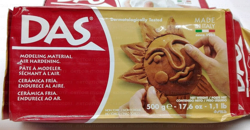 6 das 1kg Paquete De Terracota modelar arcilla