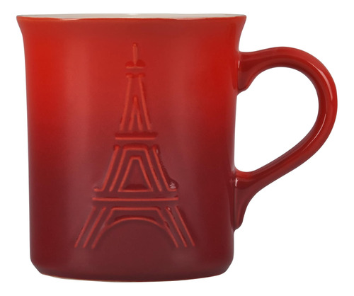 Le Creuset Eiffel Tower Collection Taza De Gres, 14 Oz, Cere