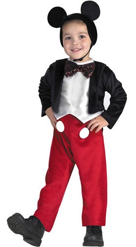 Disfraz Talla 3t 4t Para Niño De Mickey Mouse Para