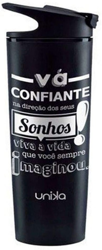 Copo Antiqueda Vá Confiante Na Direção Dos Seus Sonhos 500ml