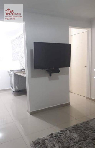 Imagem 2 de 7 de Apartamento Com 2 Dormitórios À Venda, 54 M² Por R$ 195.000,00 - Jardim Alvorada - Santo André/sp - Ap2682