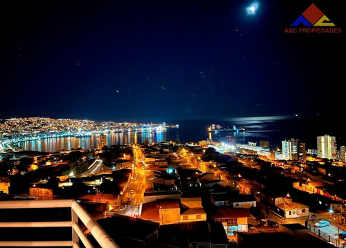 Imagen 7 de 9 de Excelente Vista Bahia Valparaiso Dos Dormitorios Cerro Barón