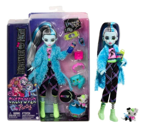 Monster High Muñeca Frankie Stein Fiesta De Pijamas 