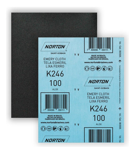 Lixa Ferro Norton 100 K246  5539503253 - Kit C/25