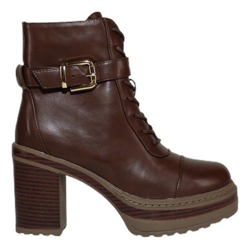 Botin De Mujer Taco Alto Y Plataforma 315 Yassne