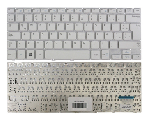 Teclado Samsung Np915s3g Blanco Sin Marco Ba59-03786k