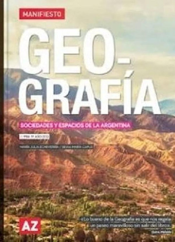 Libro - Geografia Sociedades Y Espacios De La Argentina Az 