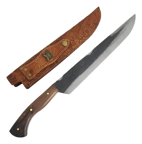 Faca Brut Forge 10' Modelo Antiga Artesanal Churrasco Aço Ca