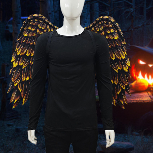 Disfraz De Halloween Cosplay De Ángel 3d Para Adultos