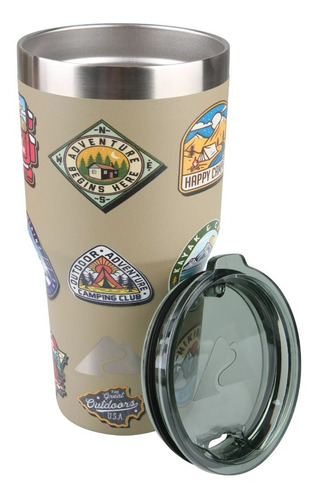 Vaso Ozark Trail 32oz Modelo Parches Outdoor Camping Campamento