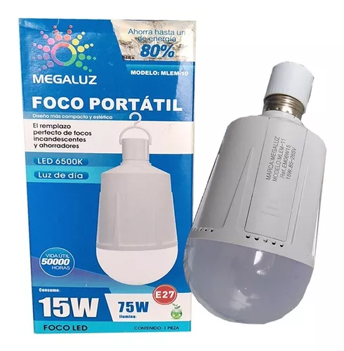 Foco LED Portátil Megaluz EM10W20